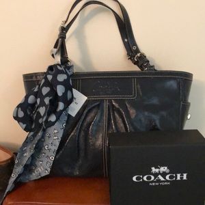 Navy Blue Authentic Coach handbag